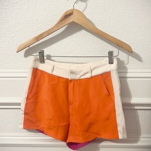 Parker Colorblock Silk Shorts